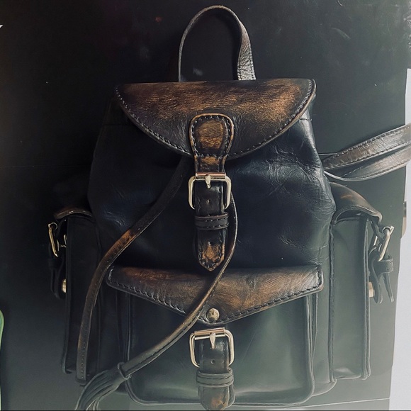 Freebird by Steven Handbags - Freebird by Steven Leather Brett Backpack Handbag